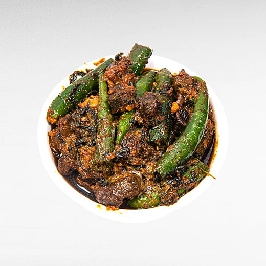 Methi Pachimirchi Mutton Pickle