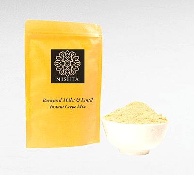 Barnyard millet & Split Chickpea Crepe Mix
